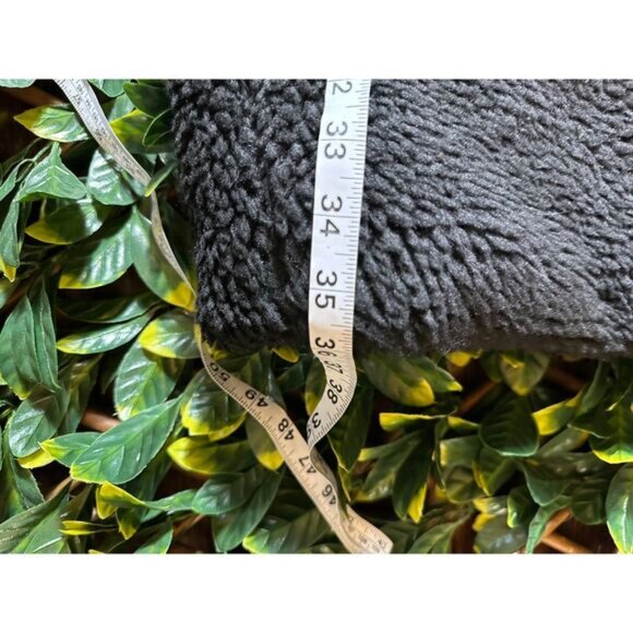 Levi Strauss & Co Black Faux Shearling Quilted Parka Size Large - Picture 9 of 9